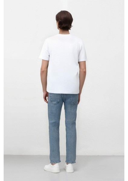 Carlo Skinny Fit Ekstra Dar Kalıp Normal Bel Ekstra Dar Paça Jean Pantolon D1821AX24SM