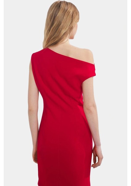 Asimetrik Yaka Mini Bodycon Dokuma Elbise Yazlık Şık Özenle Seçilmiş Dayanıklı Malzeme modelleri