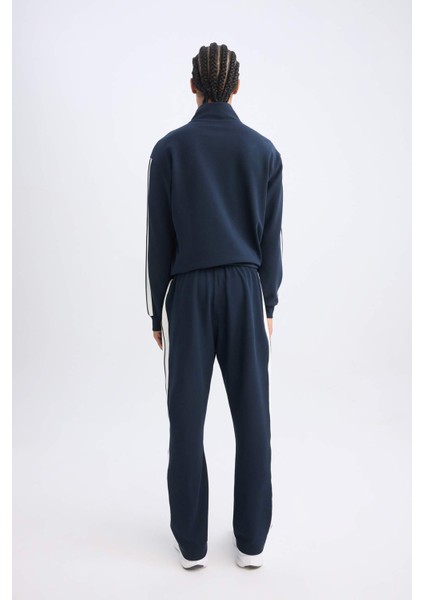 Fit Sporcu Jogger Eşofman Altı Standart Fit Standart Paça Beli Lastikli Cepli D1957AX24AU