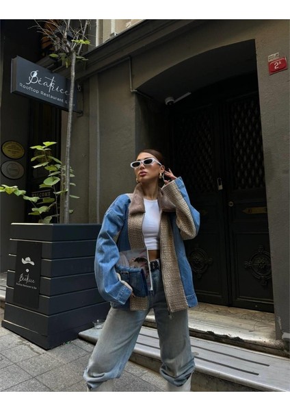 Chanel Garnili Kot Mont - Bej indirimleri