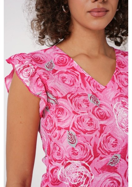 0430 Örme Bluz - Pembe fırsatları