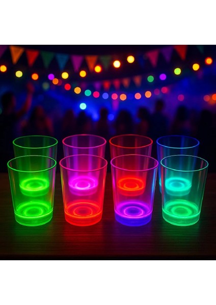 Partyglow Neon Mavi Bardak 8.5 x 10.5 cm fiyatları
