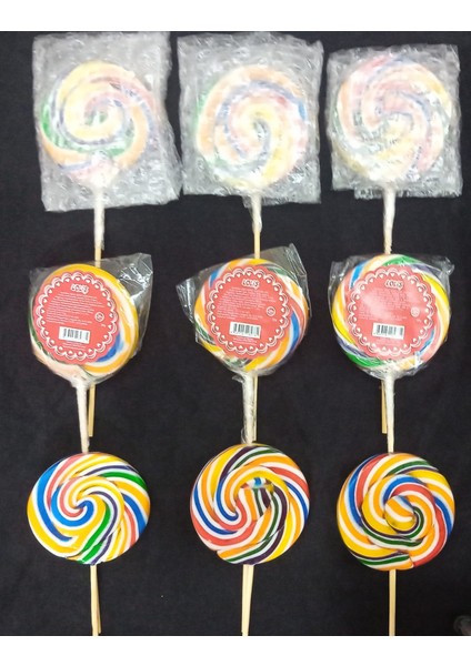 Sosyete Şekeri 30 gr (25'li Kutu) | Renkli Çubuklu Lolipop Şeker–parti, Doğum Günü, Organizasyon fiyatları
