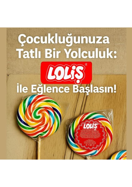 Sosyete Şekeri 30 gr (25'li Kutu) | Renkli Çubuklu Lolipop Şeker–parti, Doğum Günü, Organizasyon indirimleri
