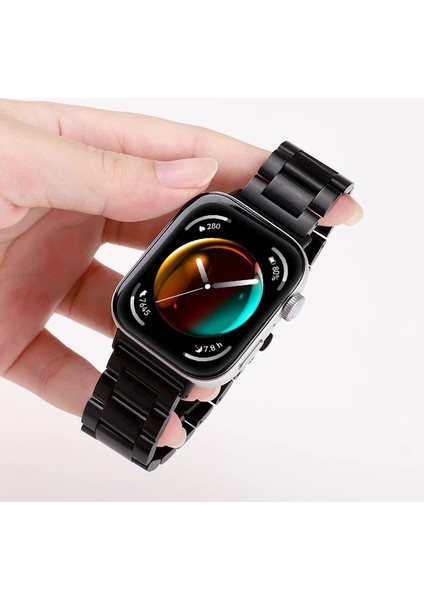 Huawei Watch Fit 4 Ile Uyumlu Paslanmaz Çelik Kordon Ayarlanabilir Metal Kayış + Ayarlama Aparatı indirimleri