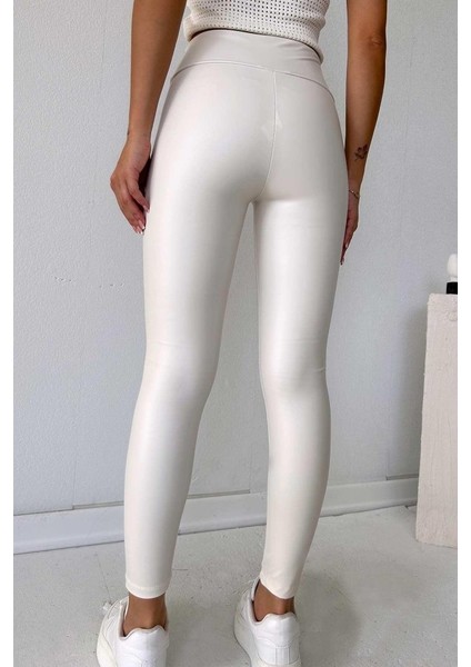 Kadın Yüksek Bel Içi Şardonlu Fırsat Ürün Toparlayıcı Tayt indirimleri