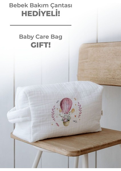 Organik 11'li Hastane Çıkışı - For Baby - Pembe Balonda Fil modelleri