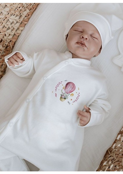 Organik 11'li Hastane Çıkışı - For Baby - Pembe Balonda Fil indirimleri