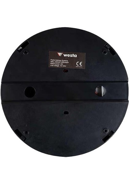 WS-1119TB 13 cm Sıva Üstü Siyah Tavan Hoparlör fiyatları