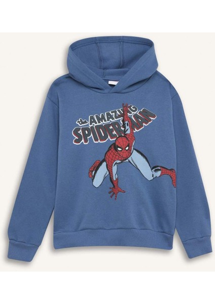 Erkek Çocuk 2'li Takım Marvel Comics Kapüşonlu Sweatshirt Beli Lastikli Eşofman Altı D2402A824AU