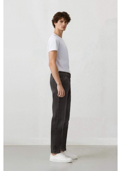 90's Slim Fit Dar Kalıp Yüksek Bel Dar Paça Jean Pantolon D1814AX24WN