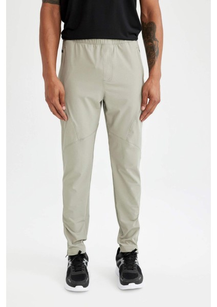 Fit Dokuma Pantolon Slim Fit Dar Kesim Çift Cepli Fermuarlı Paça C9262AX24AU