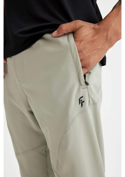 Fit Dokuma Pantolon Slim Fit Dar Kesim Çift Cepli Fermuarlı Paça C9262AX24AU