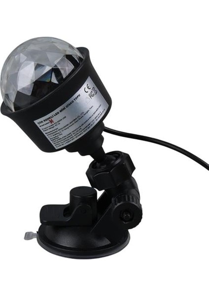 AL-KX-6889 Projeksiyon Atmosferli Usbli 4 Watt Şarjlı Sihirli Rgb LED Disko Topu modelleri