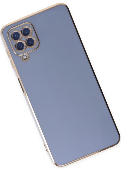Samsung Galaxy A12 Kılıf Volet Silikon - Mavi Nrmsa modelleri