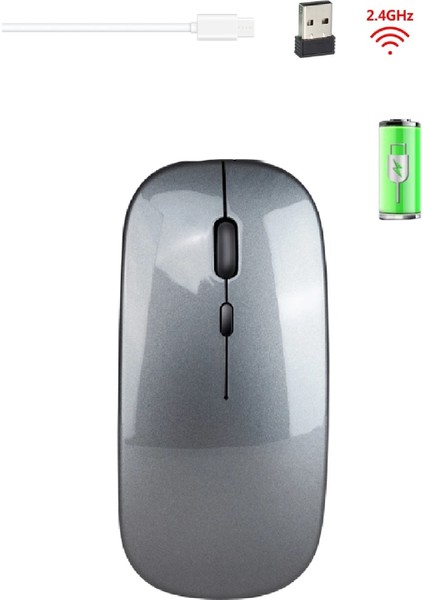 Kablosuz Şarjlı Mouse Bluetooth ve 2.4ghz- Rgb Işıklı - Sessiz Tıklama fiyatları