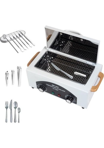 CH-360T Yüksek Isı Sterilizasyon Cihazı 220°C Metal Alet Sterilizatörü Sanıtızıng Manikür Pedikür