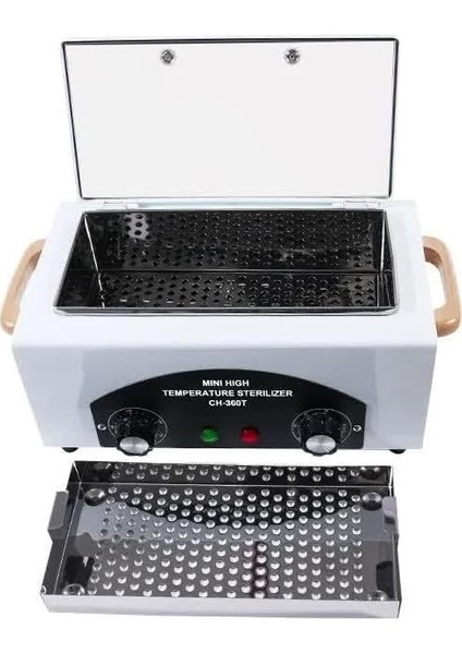 CH-360T Yüksek Isı Sterilizasyon Cihazı 220°C Metal Alet Sterilizatörü Sanıtızıng Manikür Pedikür fırsatları