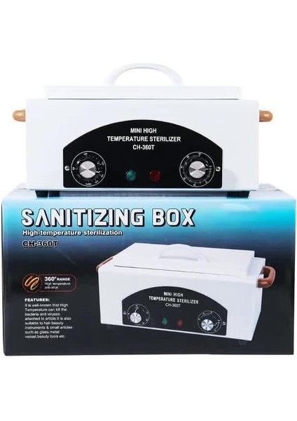 CH-360T Yüksek Isı Sterilizasyon Cihazı 220°C Metal Alet Sterilizatörü Sanıtızıng Manikür Pedikür indirimleri