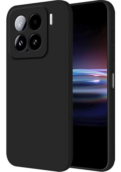 Xiaomi Mi 15 Kılıf Nano Içi Kadife Silikon - Siyah Nrmsa