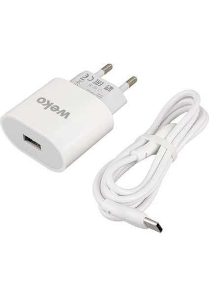 WK-21442 Pdu Qc 3.0 Amper Telefon Şarj Başlık Adaptörü + Type-C Kablo fırsatları