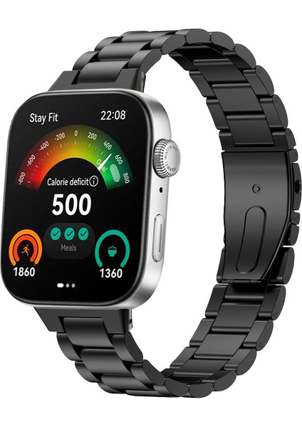 Huawei Watch Fit 3 / Fit 4 /fit 4 Pro Ile Uyumlu Paslanmaz Çelik Kordon Ayarlanabilir Metal Kayış