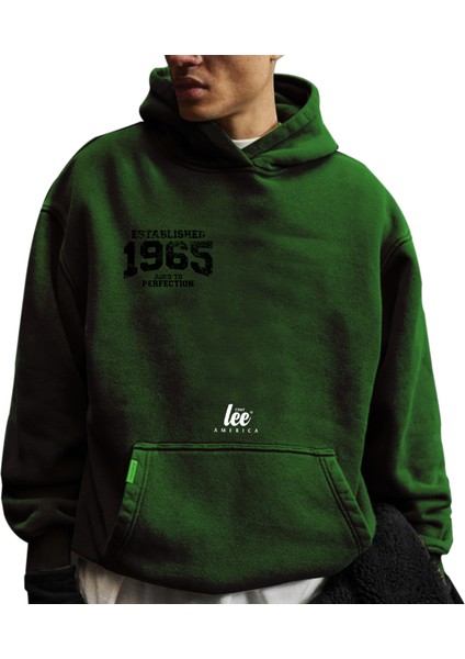 Kapüşonlu Sweatshirt Erkek Bayan Konpakt Penye