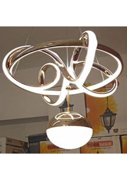 Has Light Küçük Sarmaşık Model LED Avize 3 Renkli