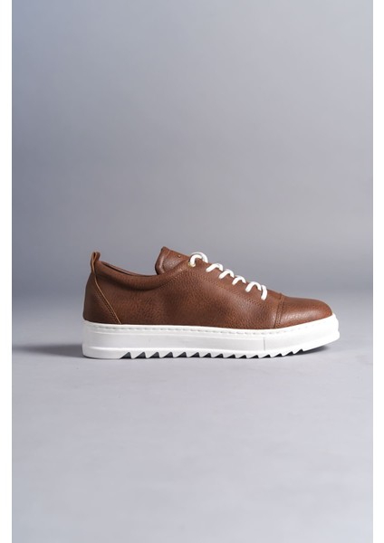 J152 Cool Bağcıklı Cilt Erkek Günlük Spor Klasik Ayakkabı Cbt - Taba fırsatları