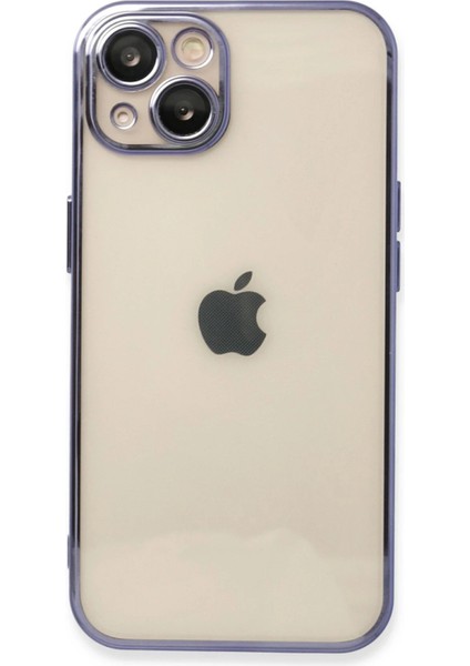 Iphone 14 Kılıf Razer Lensli Silikon - Mor Nrmsa