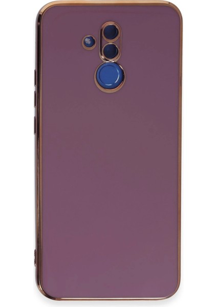Huawei Mate 20 Lite Kılıf Volet Silikon - Mor Nrmsa