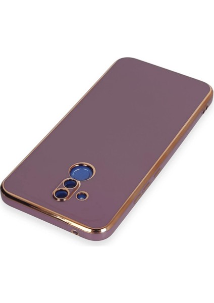 Huawei Mate 20 Lite Kılıf Volet Silikon - Mor Nrmsa