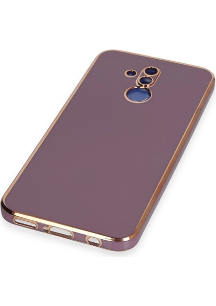 Huawei Mate 20 Lite Kılıf Volet Silikon - Mor Nrmsa