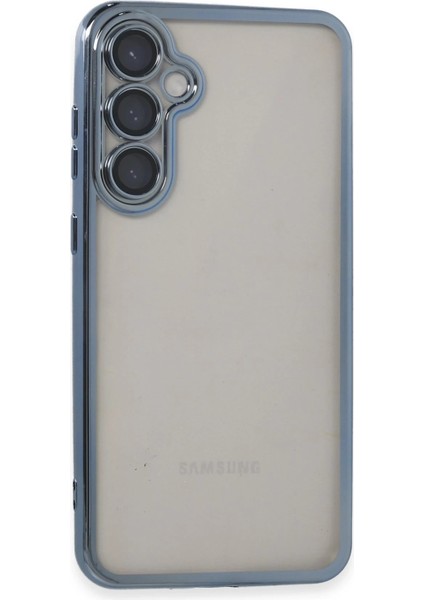 Samsung Galaxy S23 Fe Kılıf Razer Lensli Silikon - Açık Mavi Nrmsa