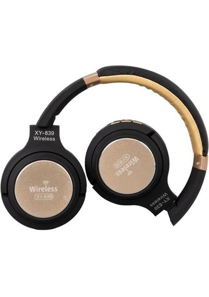 XY-839 Kablosuz Bluetooth Kulaküstü Tasarım Kulaklık