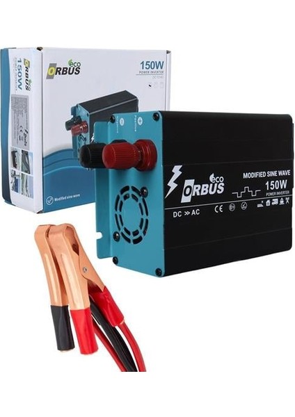 ORB-150M 12 Volt - 150 Watt 220 Volt Akü Maşalı Modified Sinus Inverter