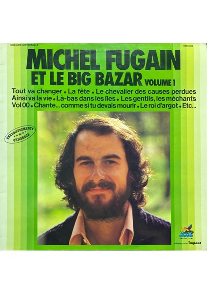 Michel Fugain Et Le Big Bazar Volume 1 Lp Plak