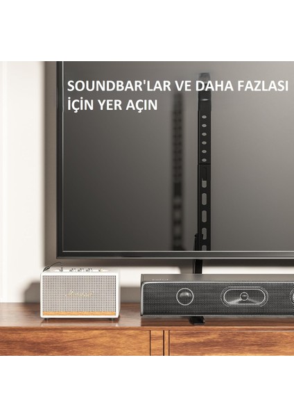 32"-75" Tv Standı Evrensel Masaüstü Ayaklı Televizyon Braketi Çelik Sağlam ve Şık fiyatları