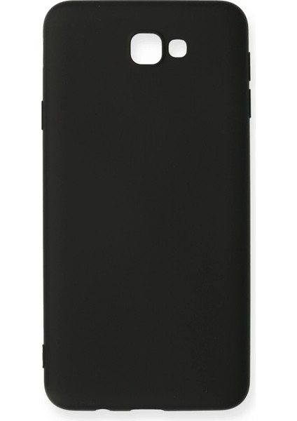 Samsung Galaxy J7 Prime Kılıf Nano Içi Kadife Silikon - Siyah Nrmsa