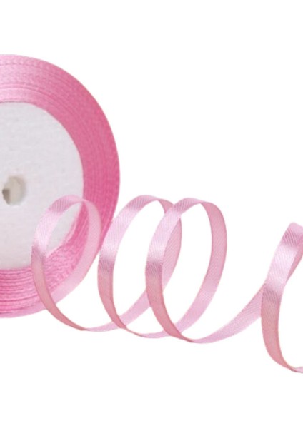 Saten Kurdele 3 mm Pembe 5 Metre
