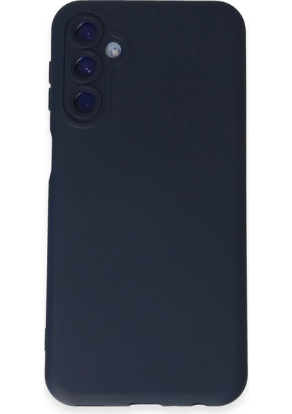 Samsung Galaxy M34 5g Kılıf Nano Içi Kadife Silikon - Lacivert Nrmsa