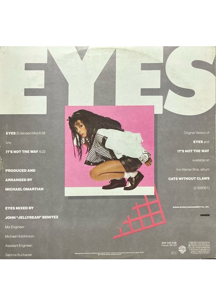 Donna Summer Eyes 12'' Maxi Single Lp Plak fiyatları