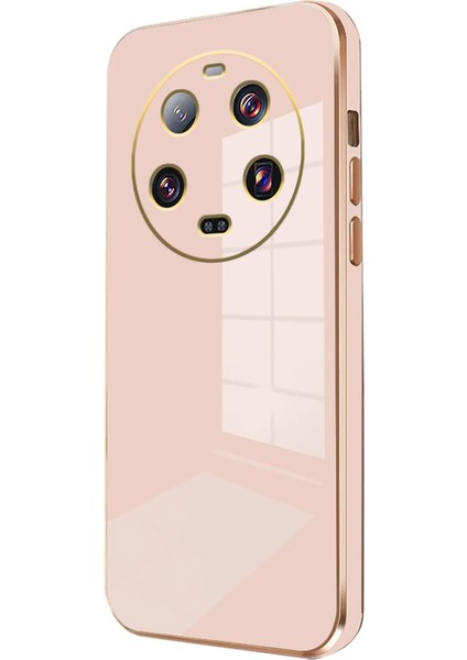 Xiaomi Mi 14 Ultra Kılıf Volet Silikon - Pembe Nrmsa