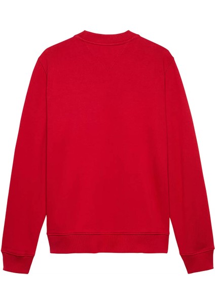 Kadın Essential Logo Regular Bisiklet Yaka Sweatshirt - Kırmızı fiyatları