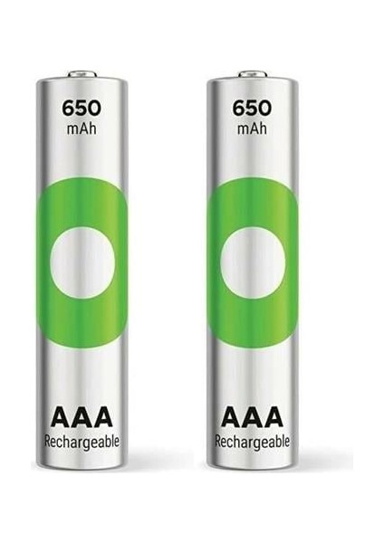 Recyko 650 Mah R03 Aaa Şarjlı 2'li Ince Kalem Pil fiyatları