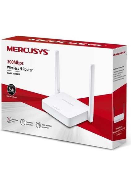 Tp-Link Mercusys Mw MW301R 2 Port 300 Mbps Kablosuz Router modelleri