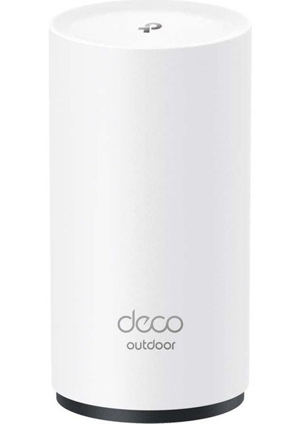 Deco X50-OUTDOOR(1-PACK), AX3000 Mbps, IP65 Toza ve Suya Dayanıklılık, Dual-Band, Gigabit Bağlantı Noktaları, 230 M² &apos;ye Kadar Kapsama, Homesheild, Dış Mekan/iç Mekan Wifi 6 Mesh Ünitesi