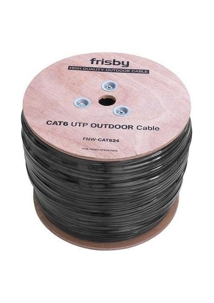 Frısby FNW-CAT624 Cat6 Utp Dış Ortam Kablosu 305 Metre