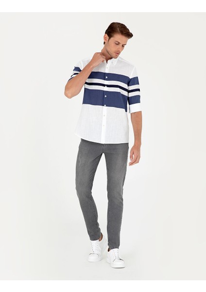 Açık Mavi Regular Fit Uzun Kollu Gömlek fırsatları