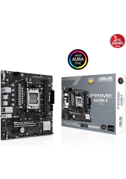 Prıme A620M-E-CSM Ddr5 M.2 HDMI Matx Am5